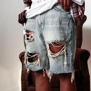 High Street Hip Hop Ripped Shorts