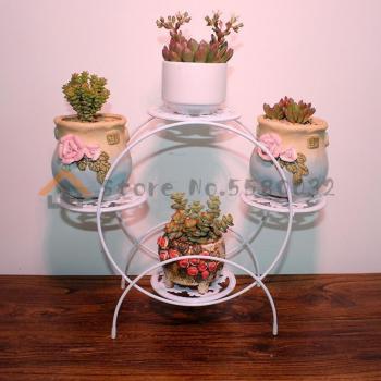 Iron Desktop Flowerpot Holder