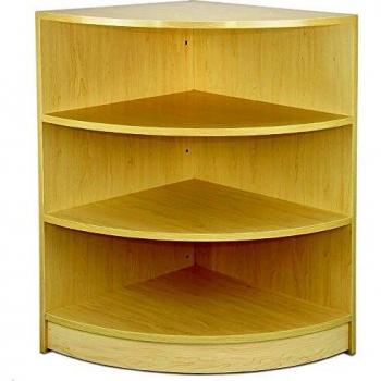 Ladenregal MonsterShop Eckregal Curvo Ahorn 60cm x 60cm x 90cm