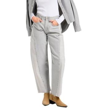 Jeans Loose Femme Lee Barrel Gris 30x33