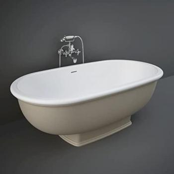 RAK Ceramics Washington Cappuccino Stone Resin Bath 1560mm x 810mm
