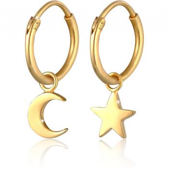 Gioielli stellari mezzaluna in argento 925