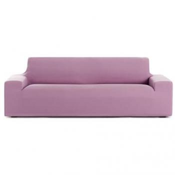 Eysa Housse de canapé 2 places rose ajustable 140-170 cm