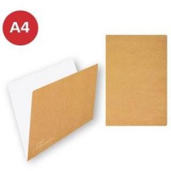 Subcarpeta de Cartulina Extra Din A4 Kraft Bicolor 240g