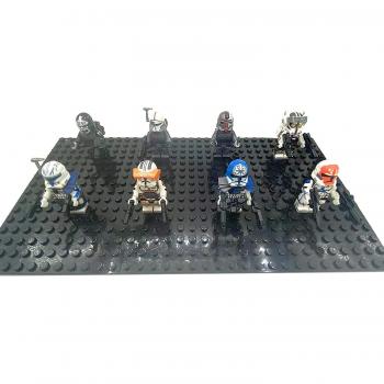 Figurines de collection Star Wars Bad Batch 8 pcs Rex Cody Jessi