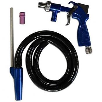 Asturo 3147500 Pistola per sabbiatura Semi Professionale Kit PS-2, Blu/Argento