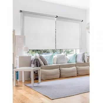 Estor Enrollable Transparente Lino Scandi 180x250
