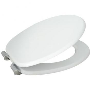 Sanicompact Pearly – Toilettensitz & Klobrille, MDF, verchromt