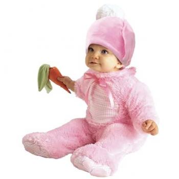 Costume de bébé lapin avec nœud