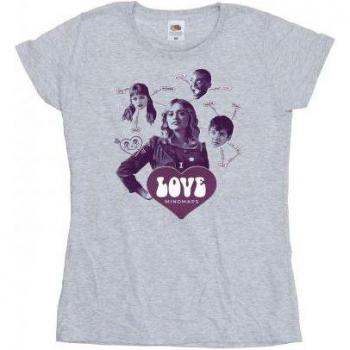 T-shirt Sex Education Love Mindmaps en coton pour dames Netflix