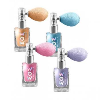 Spray corporal con brillantina multicolor