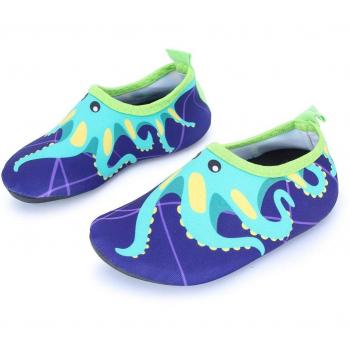 L-RUN Purple Quick-Dry Aqua Swim Shoes