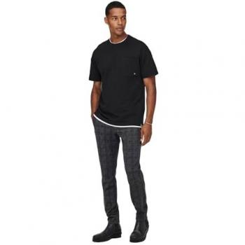 Chinos Hombre Mark en Gris/Negro – ONLY & SONS