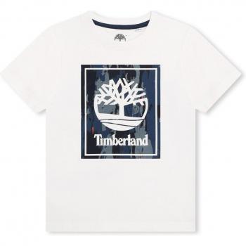 T‑shirt Timberland blanc pour garçon 16A