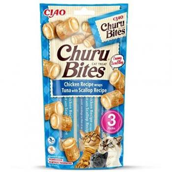 INABA Churu Bites Knuspertaschen mit Thunfisch und Jakobsmuschel
