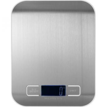 Échelle de cuisine numérique en acier inoxydable 10Kg avec précision 1g