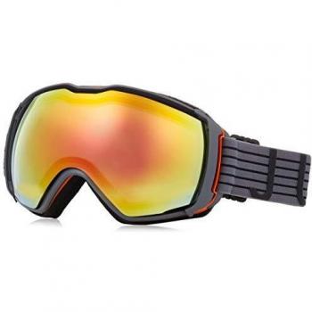 Julbo Maschera Uomo XL+ in Grigio Scuro con Accenti Arancioni