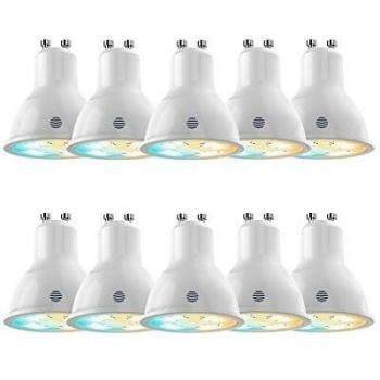 Hive 10 White GU10 Tuneable LED Light Bulbs