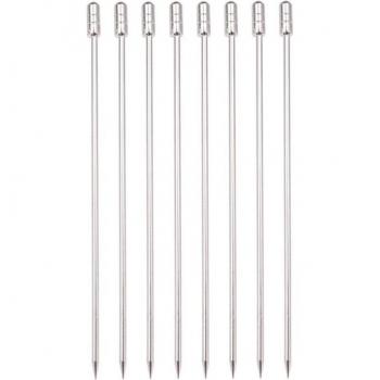 8pcs Stainless Steel Skewers