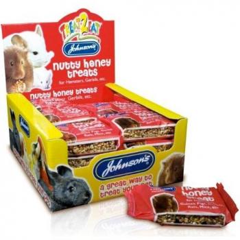 JVP Hamster & Gerbil Nutty Honey Treats 50g (Pack of 24)