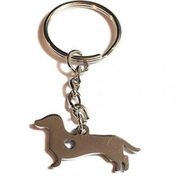 Sausage Schnauzer Keyring