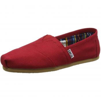 TOMS Red Classic Moccasini Donna