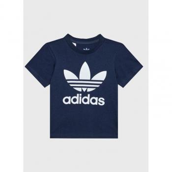 Adidas Dunkelblaues Trefoil T-Shirt Regular Fit
