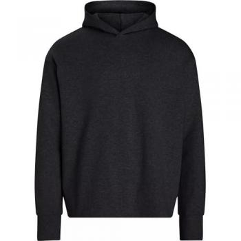 Hoodie mit Label-Stitching