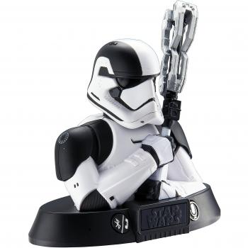 Jouet multimédia Ekids Enceinte Bluetooth Star Wars Storm Trooper Blanc et Noir