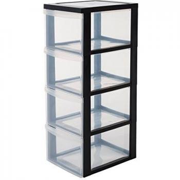 Cassettiera in plastica Iris Ohyama con ruote