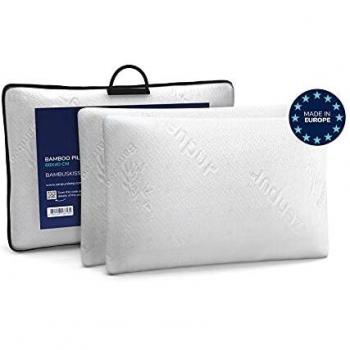 Sommeil Zen – Duo d’oreillers mémoire 60 × 40 cm, soutien orthopédique