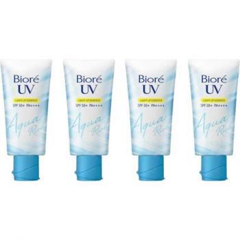 Kao Biore UV Aqua Rich Light Up Essence 4 Flaconi Set