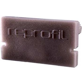 Reprofil Endkappe H-AU-01-15, 21 mm, 2 Stück, grau