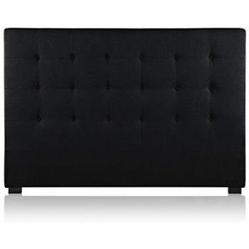 Tête de lit capitonnée Tissu Noir 160cm