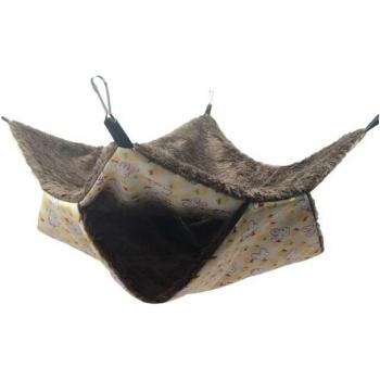 Cama Cálida con Dos Capas para Chinchillas