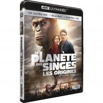 La Planète des Singes : Les origines [4K Ultra Blu-Ray + Digital HD] [4K Ultra-HD + Blu-ray + Digital HD]
