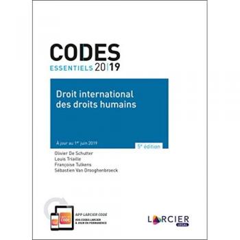 Codes essentiels : droit international des droits humains