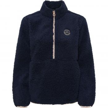 Equipage Joelle Marineblau Junior Fleecejacke mit Teddy-Design (128)