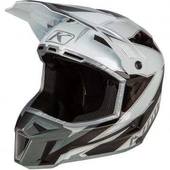 Casco F3 Carbon Lightning Bianco L (KLIM)