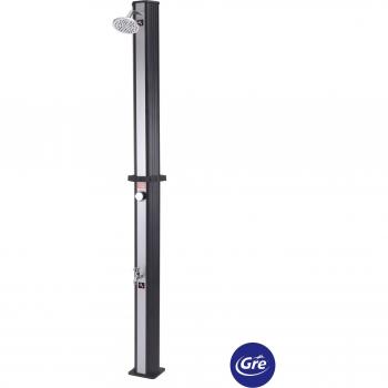 SolarLav 35L Negra/Plateada – Ducha Exterior AR1035P