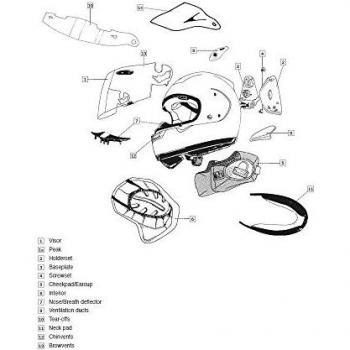 EX2 Arai Spoiler voor RX-7V Racing
