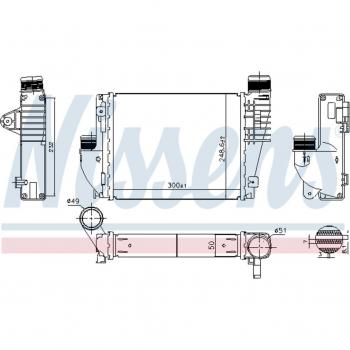 Intercooler NISSENS 961522