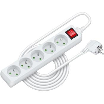 Retlux RPC 31 – 5 metrový prodlužovací kabel se zásuvkami a vypínačem