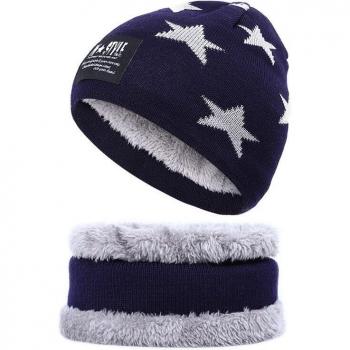 Set de gorro y bufanda para el frío