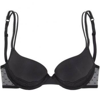 Vivance Schale‑T-Shirt-BH “Noemi” – Damen, Schwarz, Gr. 70D