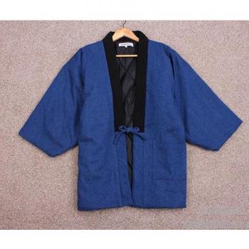 Japanese Men's Loose Cotton Hanten Coat DH051