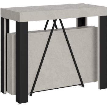 ItyHome Consola de Madera con Detalle Cachemira, 90x40/300 cm