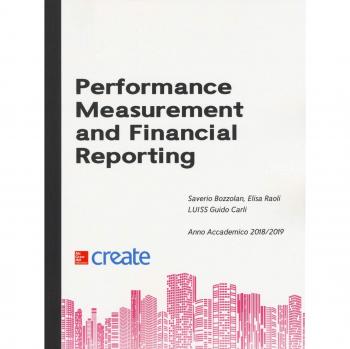 Performance measurement and financial reporting