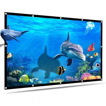 Fast ship 150 inch Portable HD Projector Screen 16:9