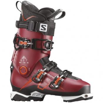 Chaussures de ski QST Pro 130 TR Salomon, couleur Pomegranat/Blanc